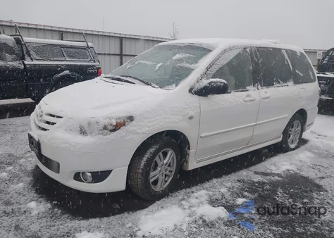 2004 Mazda Mpv Lx z USA, uszkodzony, nr VIN JM3LW28AX40511930